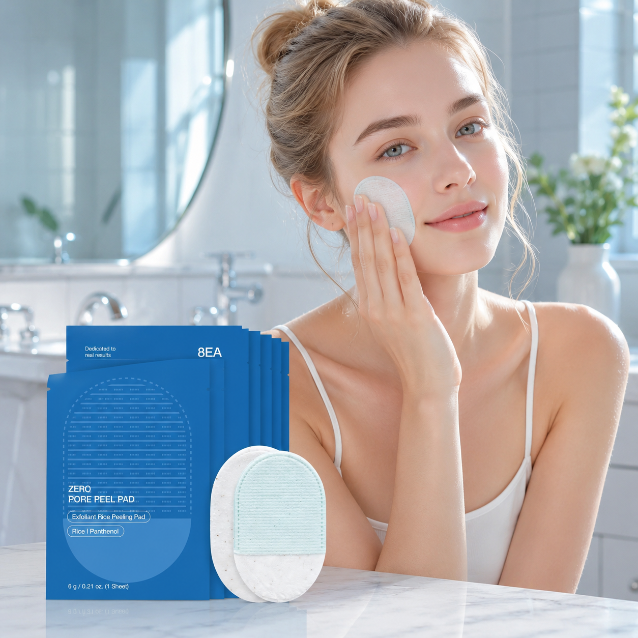 Body Exfoliating Scrub Pads For Bumpy Flaky Skin 8 Pack
