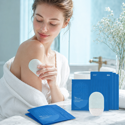 Body Exfoliating Scrub Pads For Bumpy Flaky Skin 8 Pack